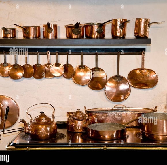 Vintage Copper Etched Tray Platter Bowl - Picture 9 of 9